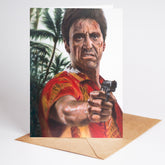 Scarface Greeting card